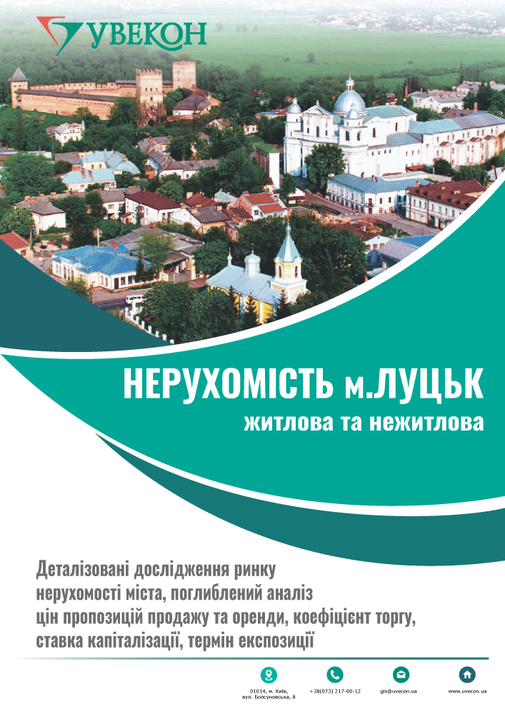 Нерухомість м.Луцьк. Тенденції цінових показників у 2 кв. 2024