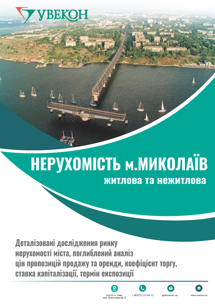 Нерухомість м. Миколаїв. Тенденції цінових показників у 2 кв. 2024