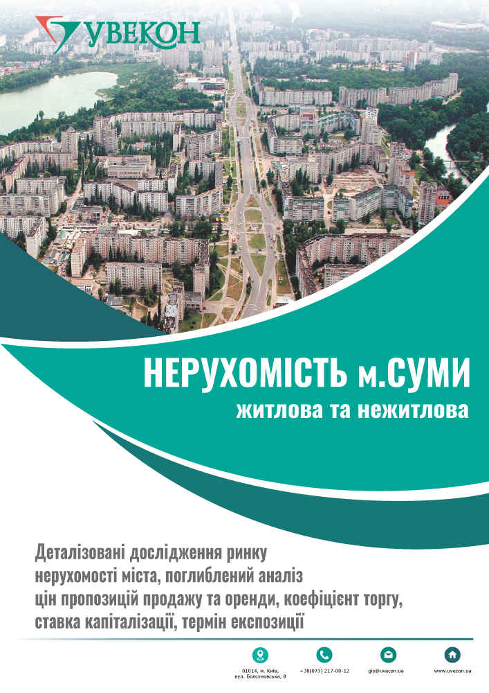 Нерухомість м. Суми. Тенденції цінових показників у 2 кв. 2024