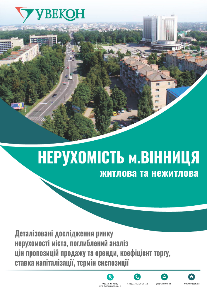 Нерухомість м. Вінниця.  Тенденції цінових показників у 2 кв. 2024