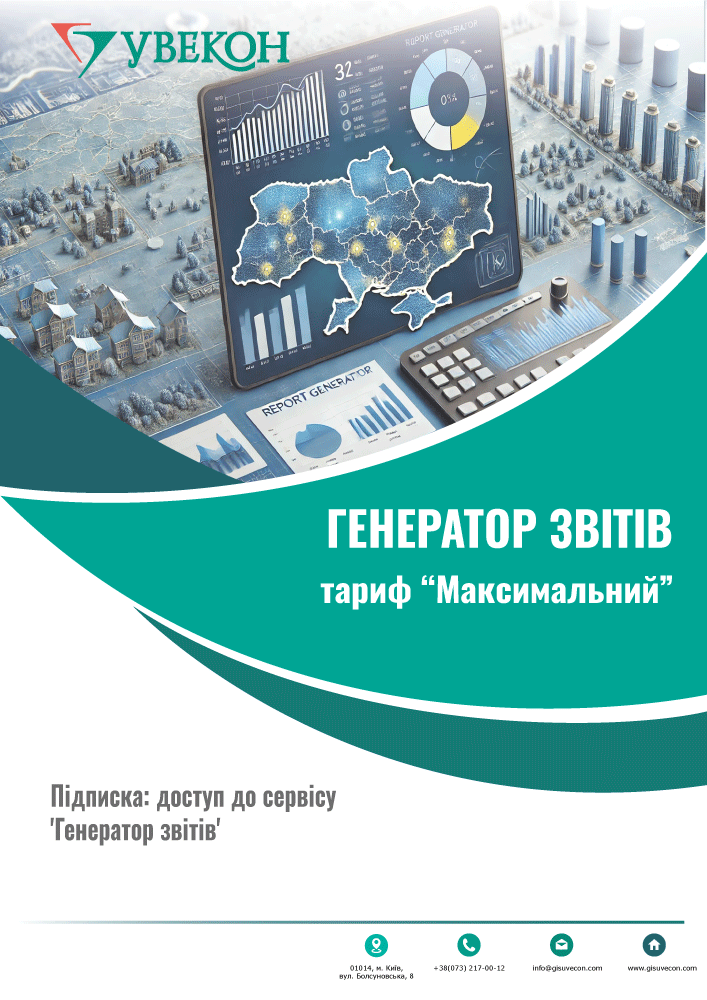 Генератор звітів. Тариф "Максимальний"- 20 запитів/3600 грн.